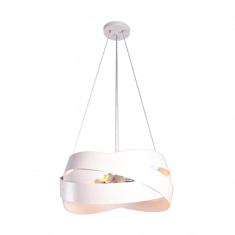 Lampa wisząca TORNADO Ø50 biała