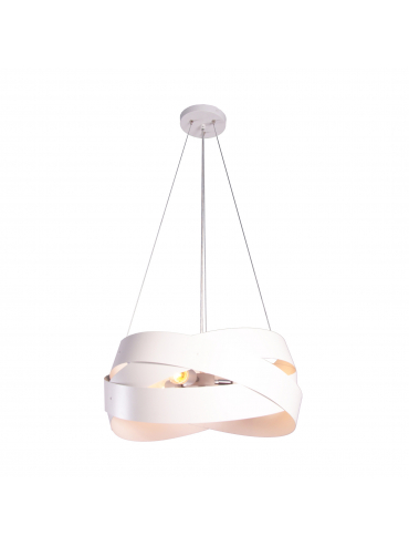 Lampa wisząca TORNADO Ø50 biała
