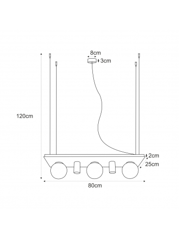 Lampa wisząca PLANT SHELF 5555