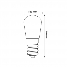 Żarówka ORO-E14-T20-1,8W-WW 3000K
