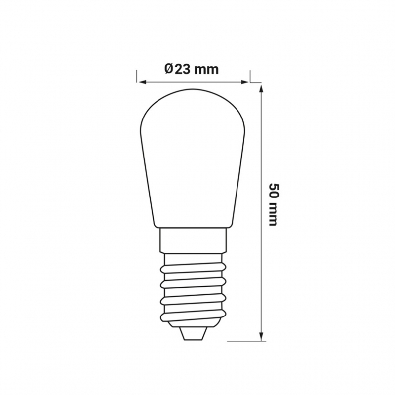 Żarówka ORO-E14-T20-1,8W-WW 3000K