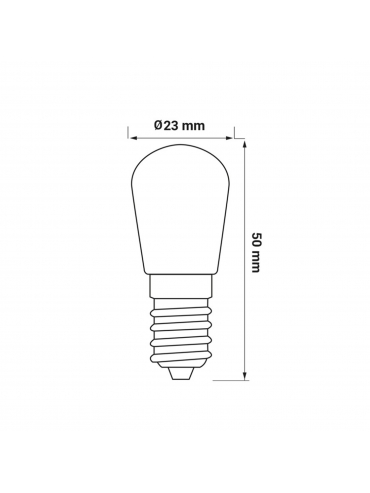 Żarówka ORO-E14-T20-1,8W-WW 3000K