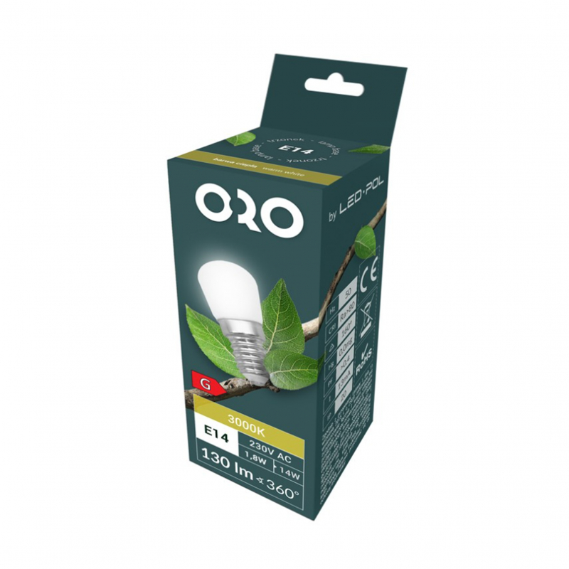 Żarówka ORO-E14-T20-1,8W-WW 3000K
