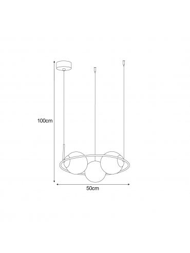 Lampa wisząca DAVOS K-5114