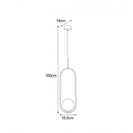 Lampa wisząca DAVOS K-5110