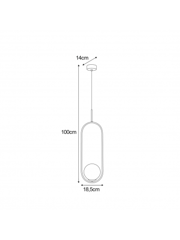 Lampa wisząca DAVOS K-5110