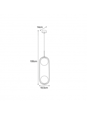 Lampa wisząca DAVOS K-5111