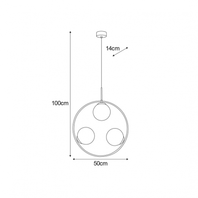 Lampa wisząca DAVOS K-5113