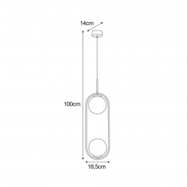 Lampa wisząca VENTA K-5121