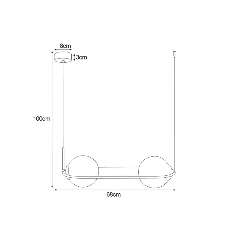 Lampa wisząca VENTA K-5122