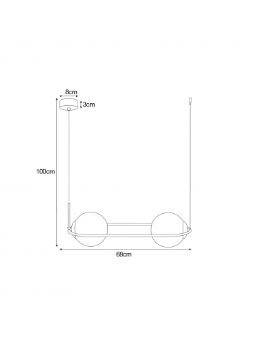 Lampa wisząca VENTA K-5122