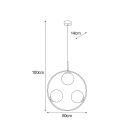 Lampa wisząca VENTA K-5123