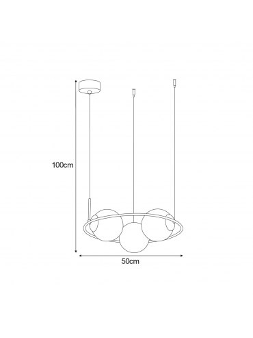 Lampa wisząca VENTA K-5124