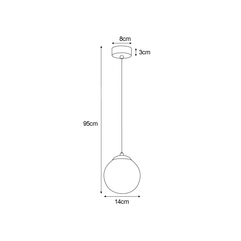 Lampa wisząca GAMMA K-5165