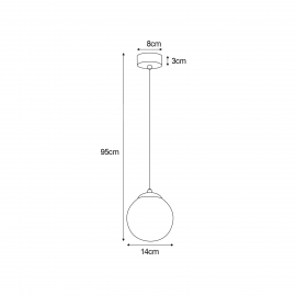 Lampa wisząca GAMMA K-5160