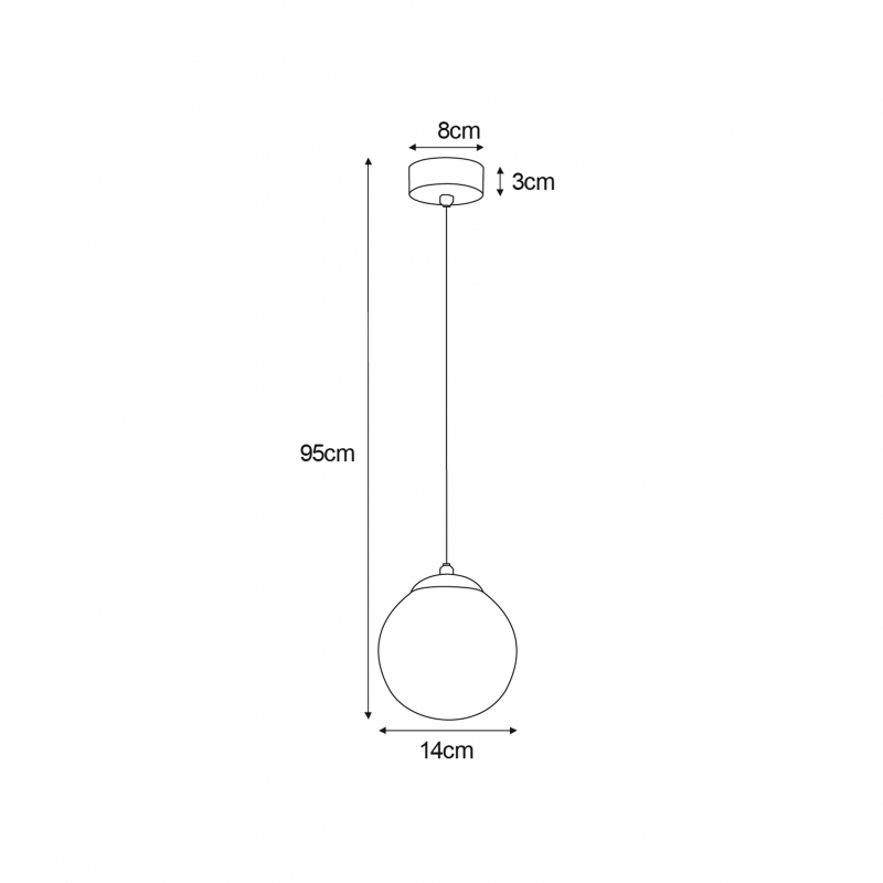 Lampa wisząca GAMMA K-5160