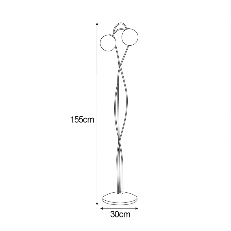 Lampa podłogowa FLORO K-5129