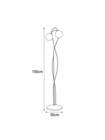 Lampa podłogowa FLORO K-5129