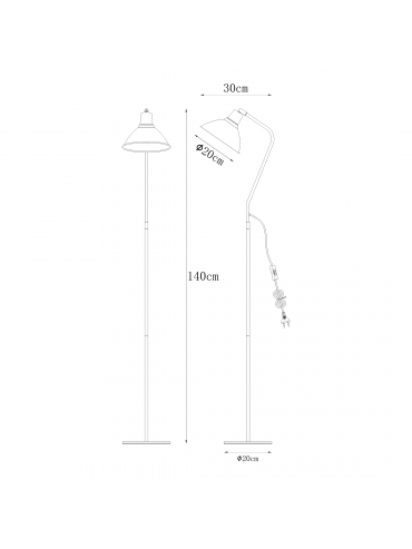 Lampa podłogowa CELSO A4006