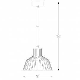 Lampa wisząca DOLIA A8078-GLD