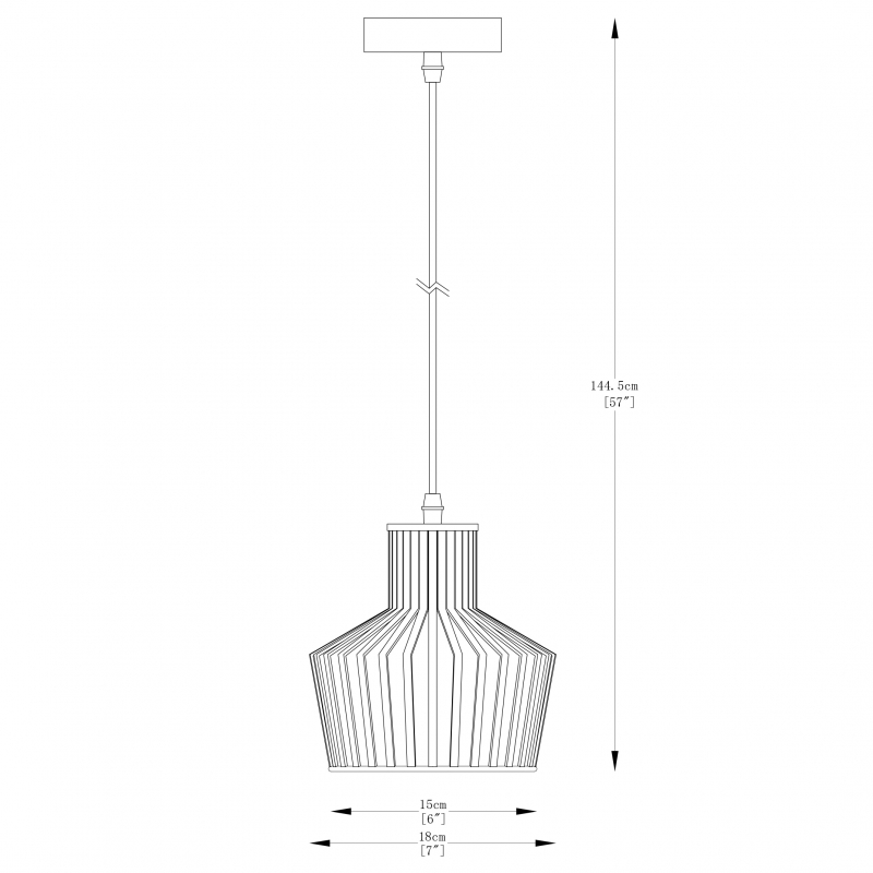 Lampa wisząca DOLIA A8079-GLD