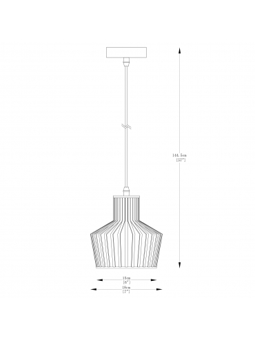 Lampa wisząca DOLIA A8079-GLD
