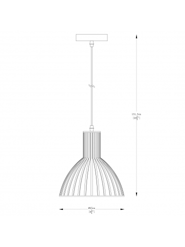Lampa wisząca DOLIA A8082-GLD