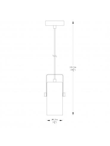 Lampa wisząca RESI A8165-1