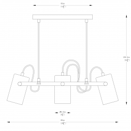 Lampa wisząca RESI A8162-3A