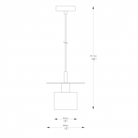 Lampa wisząca SARDA A8183