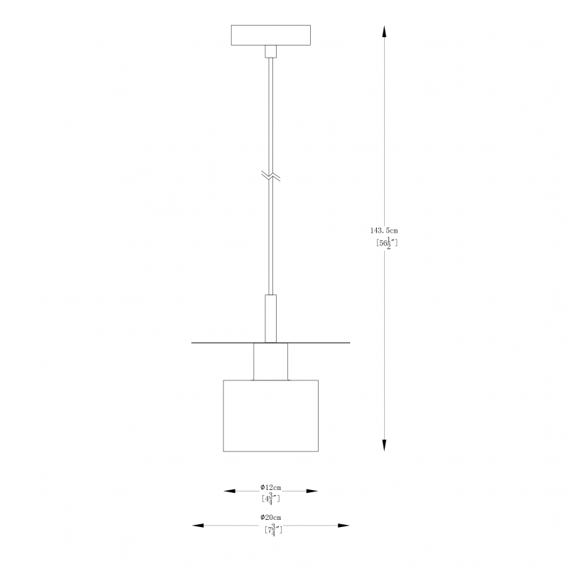 Lampa wisząca SARDA A8183