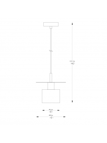 Lampa wisząca SARDA A8183