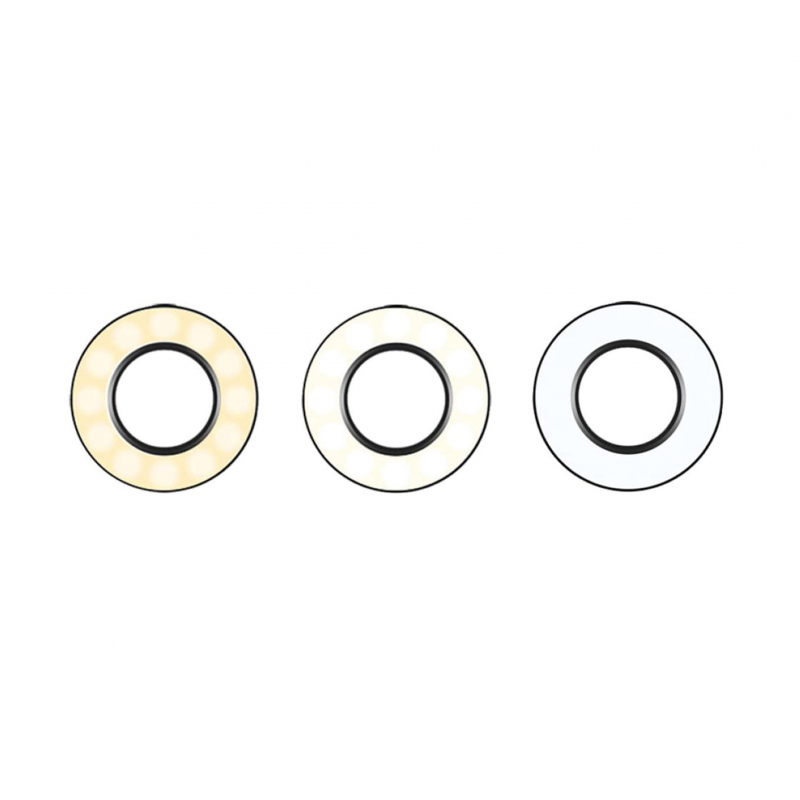 Lampa biurkowa RING LED z uchwytem pod telefon