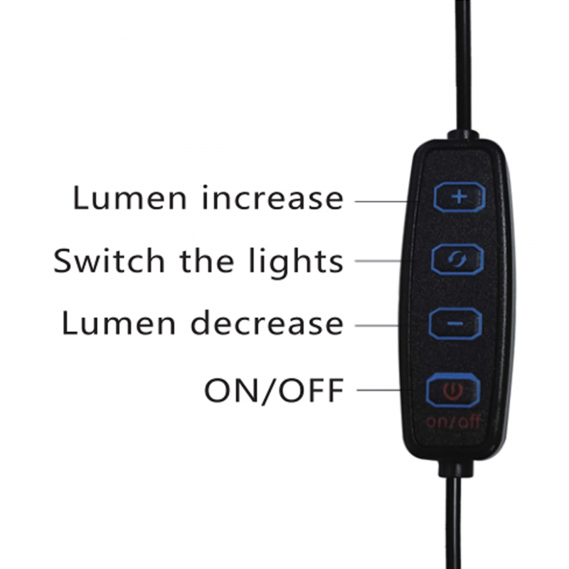 Lampa biurkowa RING LED z uchwytem pod telefon