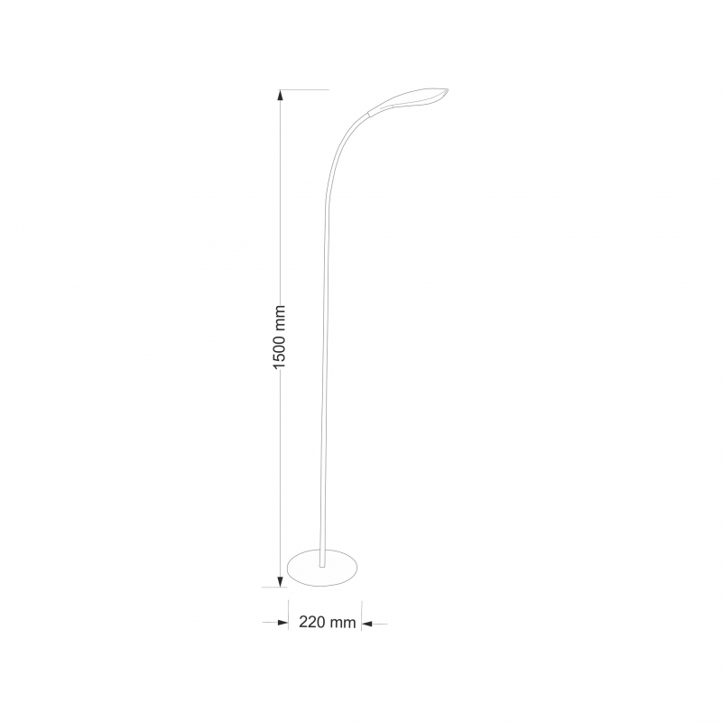 Lampa podłogowa SWAN LED 06043