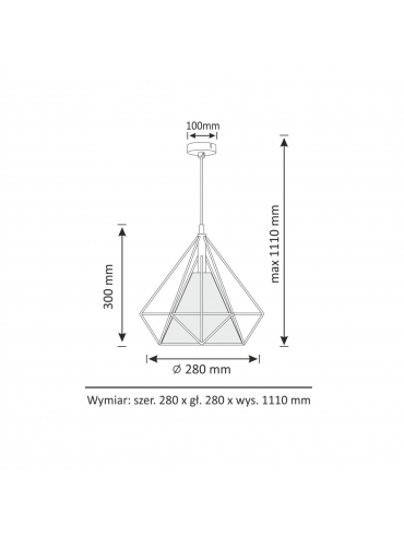 Lampa wisząca HIRA 18558