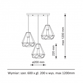 Lampa wisząca VIGO 14628