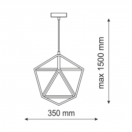 Lampa wisząca DENMARK 07002