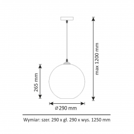 Lampa wisząca UMEA 16523