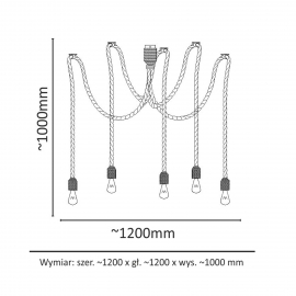 Lampa wisząca ROPE 12921