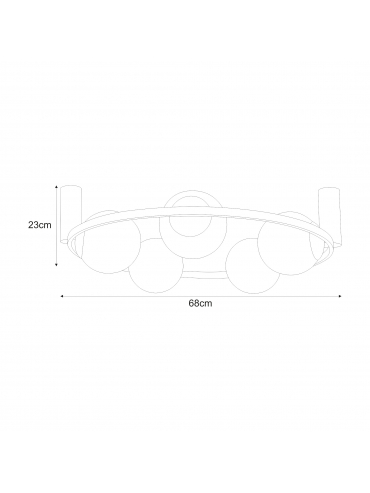 Lampa sufitowa ORBIT 3 5009