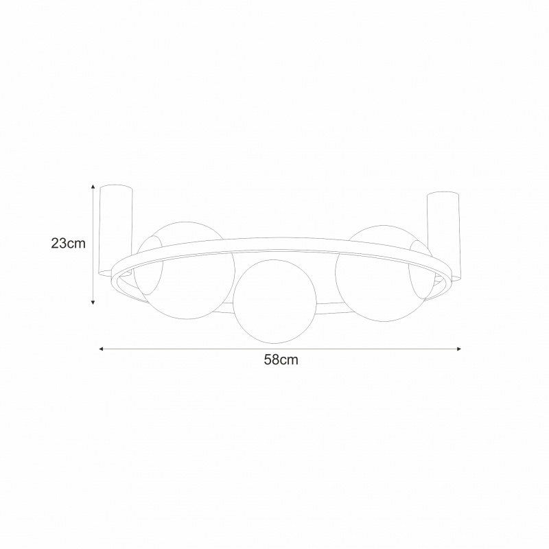 Lampa sufitowa ORBIT 3 5008