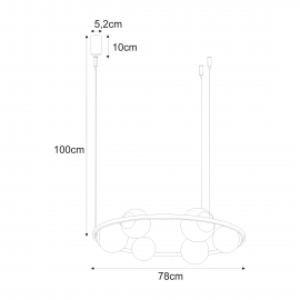 Lampa wisząca ORBIT 6 5007