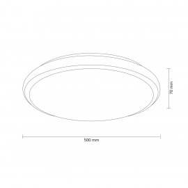 Lampa sufitowa IRINA 50 + pilot 10767