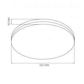 Lampa sufitowa MOON 21930