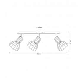 Lampa sufitowa SOFIA 10958