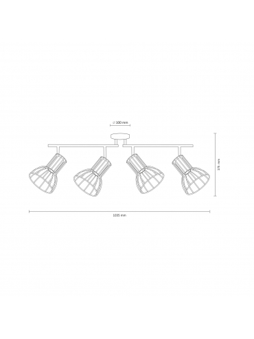 Lampa sufitowa SOFIA 10965