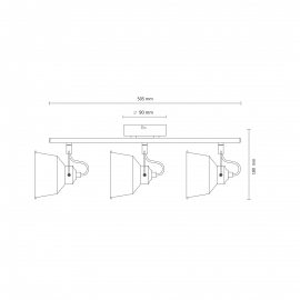 Lampa sufitowa NIKO 11832
