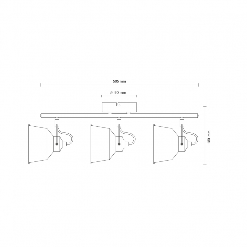 Lampa sufitowa NIKO 11832