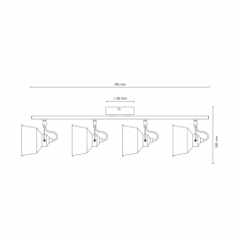 Lampa sufitowa NIKO 11849